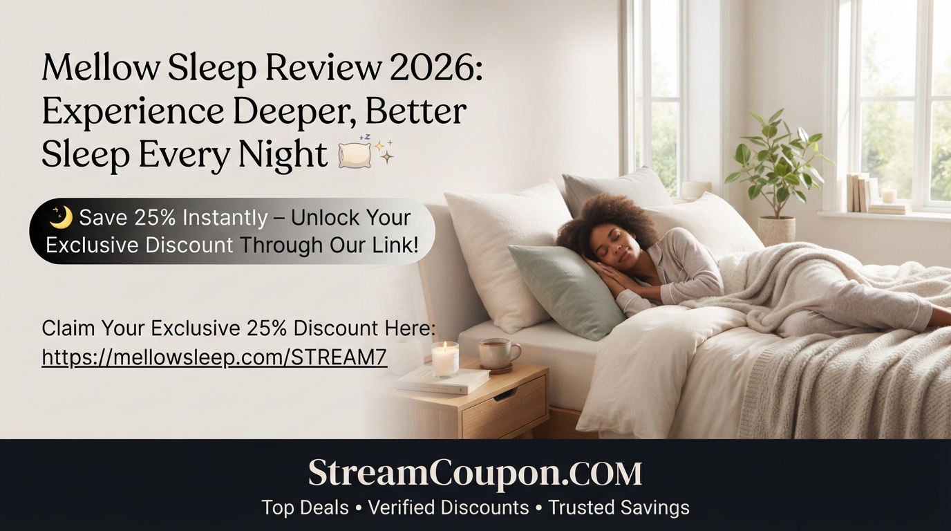 Mellow Sleep Coupon Code 2026: 25% Off Sitewide | CloudAlign Pillow