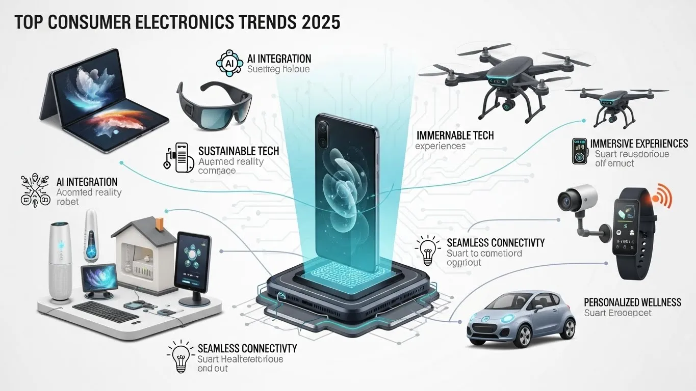 Top Consumer Electronics Trends & Smart Gadgets for 2025
