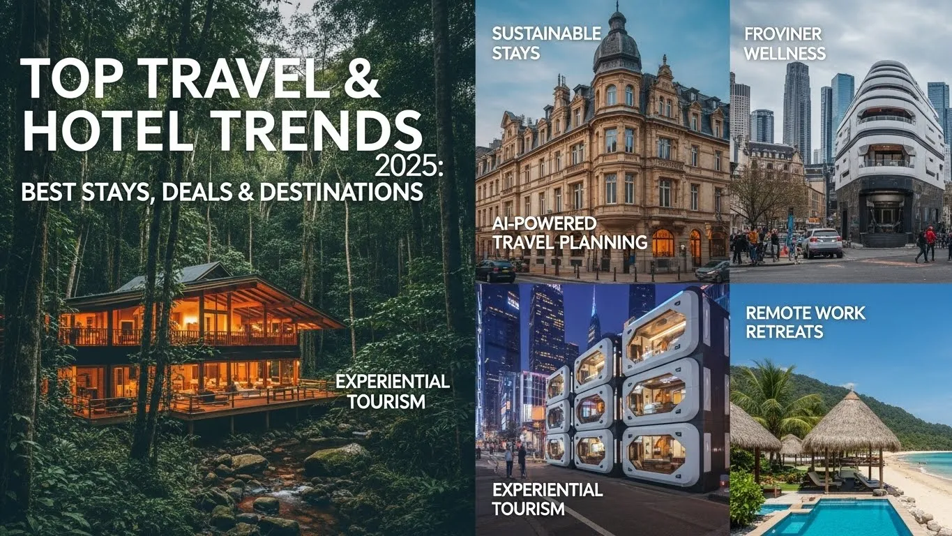 Top Travel & Hotel Trends 2025: Best Stays, Deals & Destinations